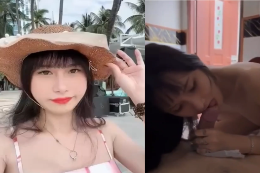 Đi biển chỉ để làm bạn gái mê bằng nụ hôn sâu