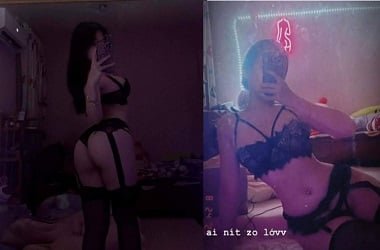 Gái con thích mặc đồ ren khi ăn dai