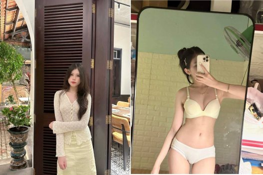 Nàng quyến rũ bùng nổ cảm xúc trong giây phút riêng tư