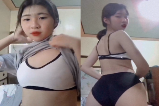 Nàng sinh viên quyến rũ với màn biểu diễn nóng bỏng