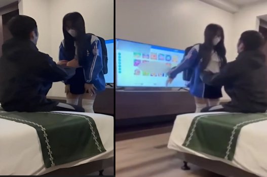 Nữ sinh Việt trốn học đến khách sạn chiều lòng bạn trai