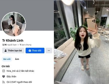 Khánh Linh xinh đẹp với gương mặt hấp dẫn